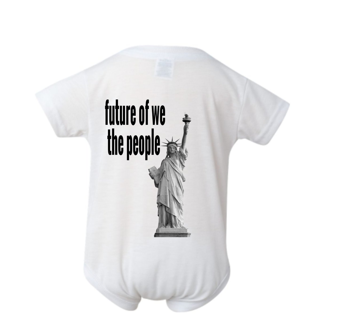 Tiny Human Big Rights Onesie - Back