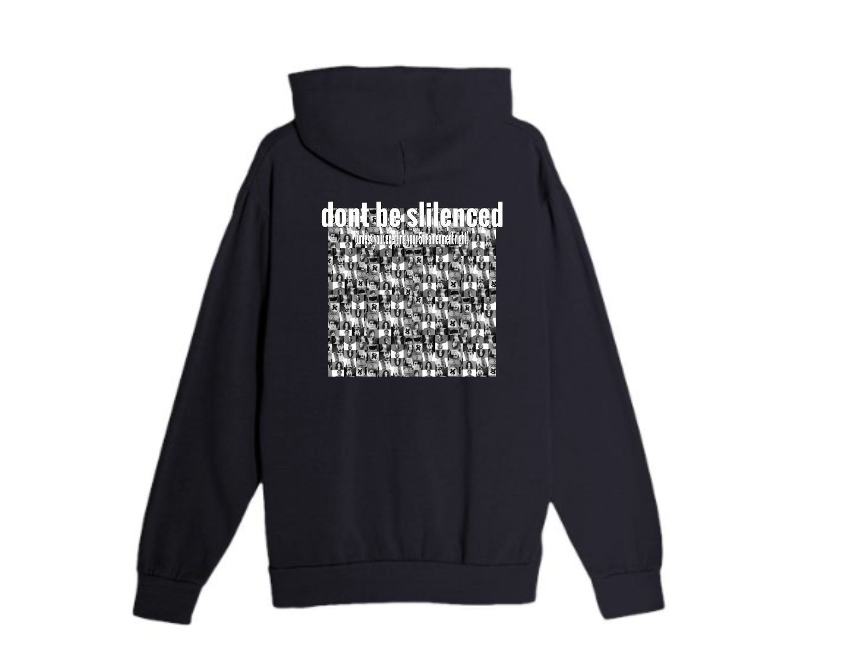 Plead the 5th Hoodie - Back